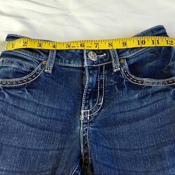 Girl’s Blue Jeans, Size 10 Reg, Pony Hair Details - Picture 5 of 8